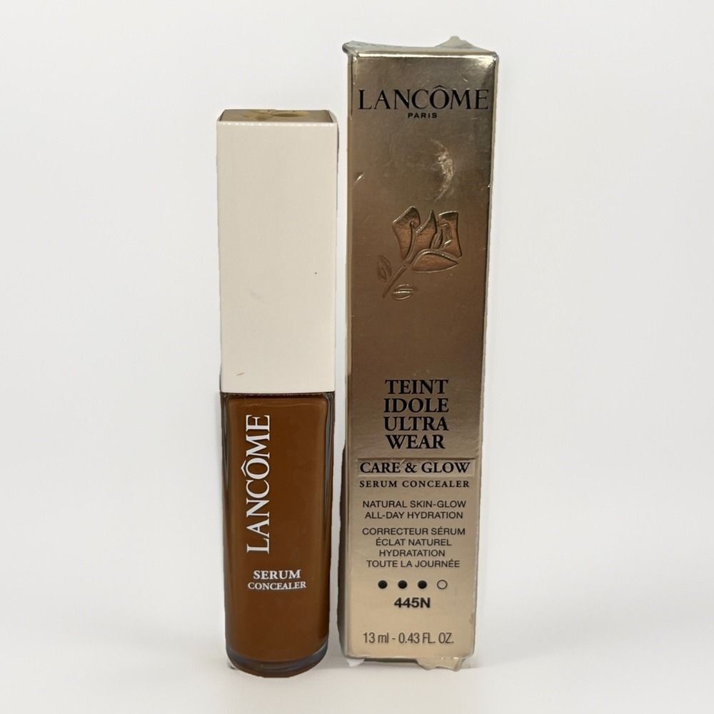 Lancome Teint Idole Ultra Wear Care & Glow Serum Concealer ~ 445 (N) New in Box